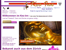 Tablet Screenshot of keo-inn.ch